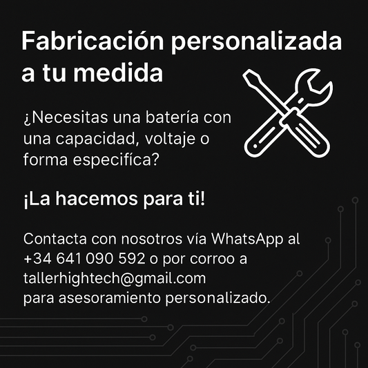 Fabricación de Baterías a Medida